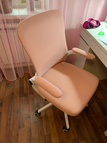 Компьютерное кресло Konfi dark gray / pink / white фото покупателя 40