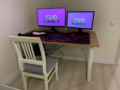 Стол раскладной Лота Лофт 120 25 мм юта / черный матовый фото покупателя 479