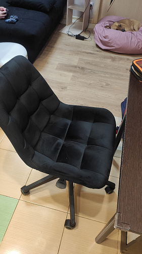 Кресло Келми 1  / AV 245 белый каркас синий микровелюр (neo 25) фото покупателя 45