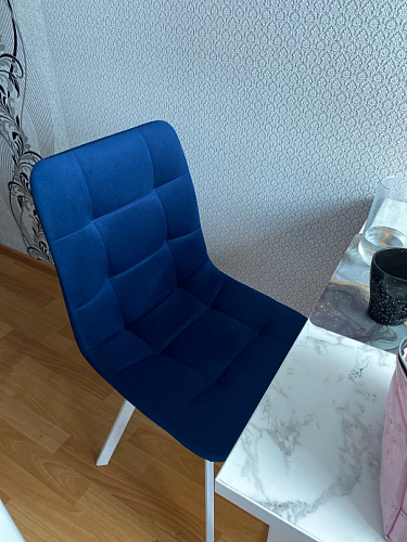 Стул на металлокаркасе Чилли бежевый / белый каркас фото покупателя 1409