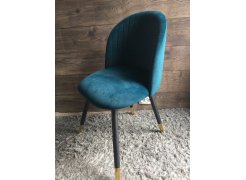 Стул на металлокаркасе Gabi blue / black фото покупателя 23