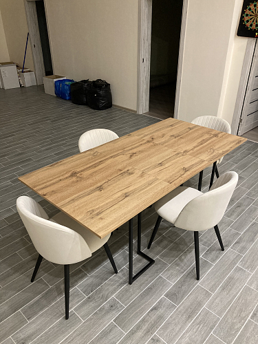 Стул на металлокаркасе Gabi 1 dark gray / black фото покупателя 871