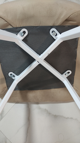 Комплект стульев Чилли 2 шт бежевый / черный фото покупателя 1140