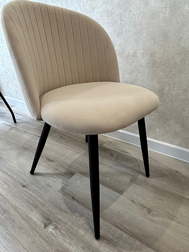 Стул на металлокаркасе Gabi gray / black фото покупателя 684