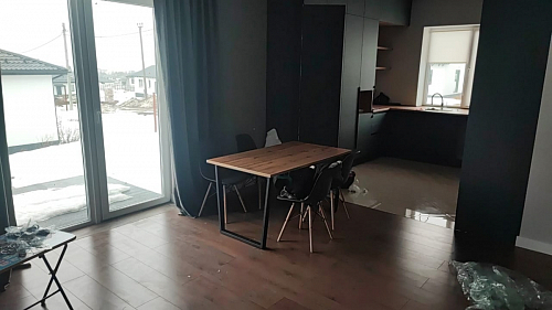 Стол раскладной Лота Лофт 120 25 мм юта / черный матовый фото покупателя 498