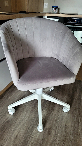 Компьютерное кресло Тибо confetti chocolate / белый фото покупателя 92