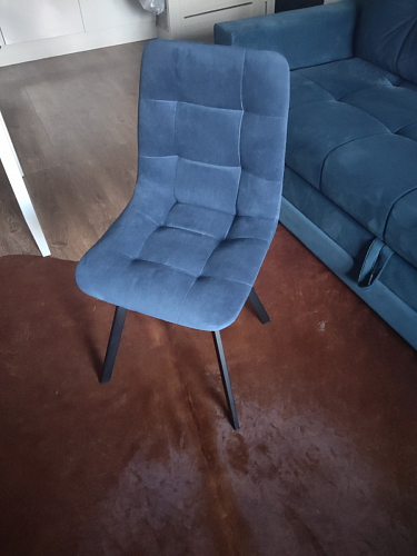 Стул на металлокаркасе Чилли бирюзовый / черный фото покупателя 1415