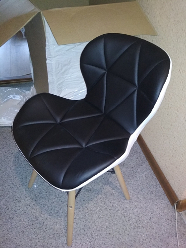 Деревянный стул PC-027 black / white фото покупателя 29