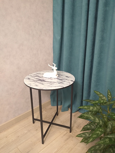 Журнальный столик Волопас белый мрамор фото покупателя 6