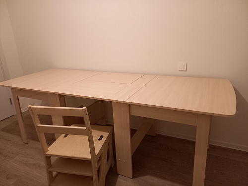 Стол обеденный раздвижной СтК7 дуб молочный фото покупателя 34