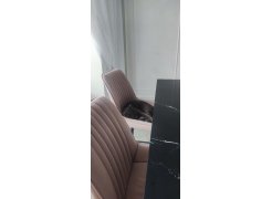 Стул на металлокаркасе Вейв светло-серый (hl 63) / 10К черный каркас фото покупателя 337