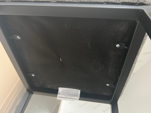 Барный стул Лофт ткань канди грей / черный матовый фото покупателя 97