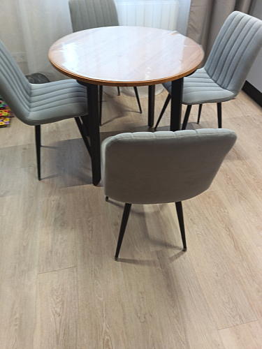 Стул на металлокаркасе Дани 01 кирпичный фото покупателя 41