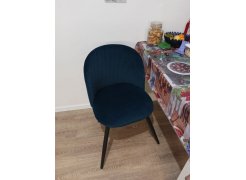 Стул на металлокаркасе Gabi 1 light purple / black фото покупателя 298