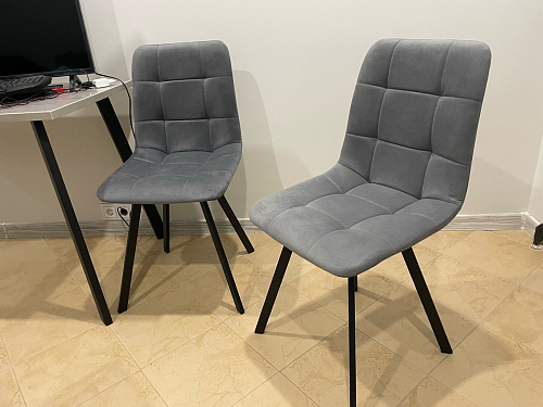 Комплект стульев Чилли 4 шт бежевый / черный фото покупателя 6