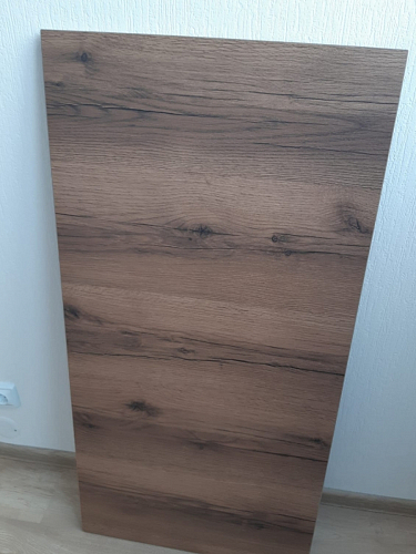 Стол Тринити Лофт 120 32 мм дуб галифакс табако / черный матовый фото покупателя 606