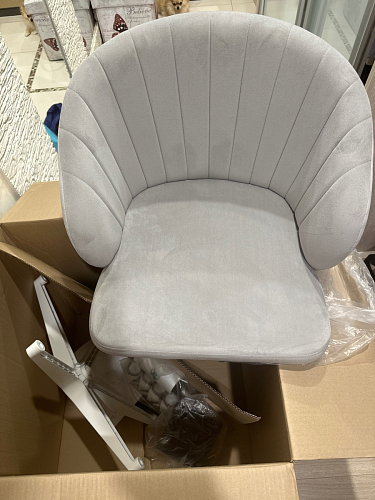 Компьютерное кресло Пард экокожа белый фото покупателя 163