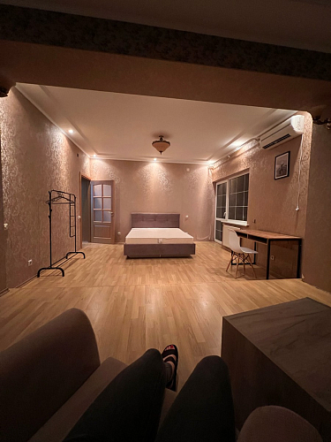 Письменный стол Леон Лофт бетон / черный матовый фото покупателя 82