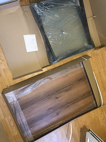 Деревянный стол Лота Лофт 140х80 черный матовый / бетон светлый фото покупателя 600