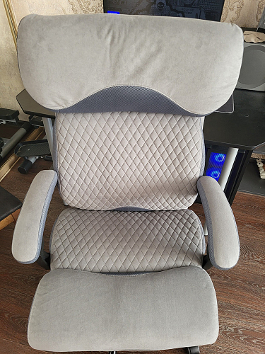 Компьютерное кресло Chief metalBL серый фото покупателя 5