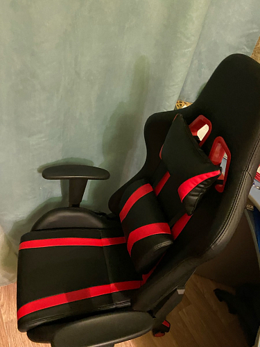 Компьютерное кресло Blok light blue / black фото покупателя 6