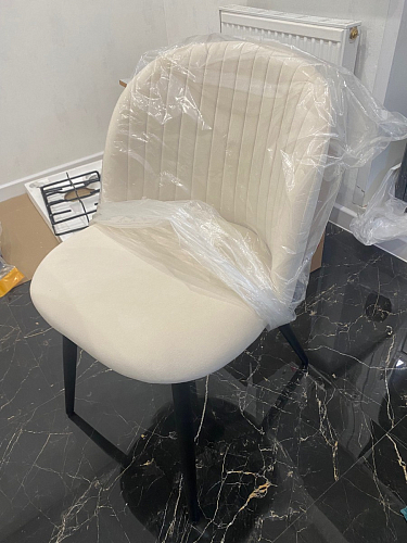 Стул на металлокаркасе Gabi wine red / black фото покупателя 537