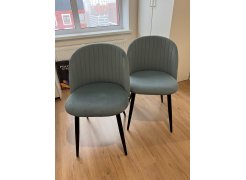 Стул на металлокаркасе Gabi blue / black фото покупателя 374