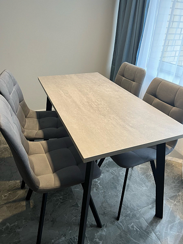 Стул на металлокаркасе Чилли бирюзовый / белый фото покупателя 986