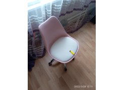 Компьютерное кресло Kolin с подушкой clear / white фото покупателя 590