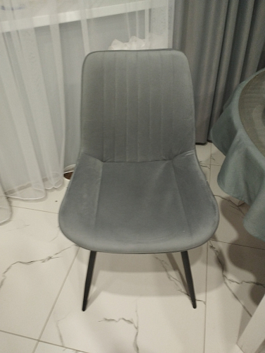 Стул на металлокаркасе Седа К кирпичный / черный фото покупателя 340