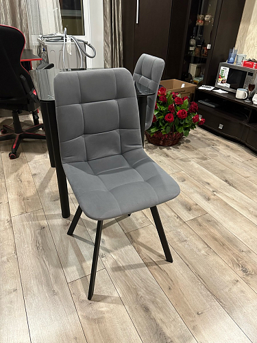 Комплект стульев Чилли 2 шт бежевый / черный фото покупателя 1347