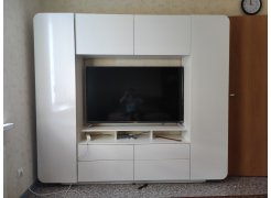 Готовая гостиная Румба белый / белый глянец  - Уцененный экземпляр фото покупателя 40