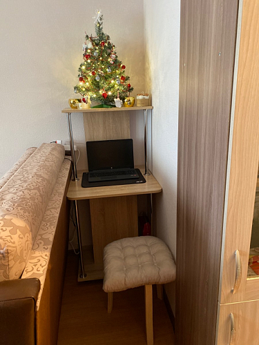 Компьютерный стол КСТ-12 белый  - Уцененный экземпляр фото покупателя 56