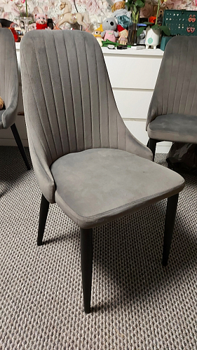 Стул на металлокаркасе Kora light blue / white фото покупателя 235