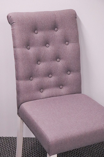 Стул Amelia white / fabric fog из шоурума 2