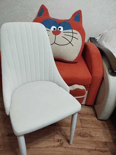 Стул на металлокаркасе Kora beige / black фото покупателя 229