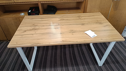 Стол Лота Лофт 140 25 мм черный матовый / бетон фото покупателя 475