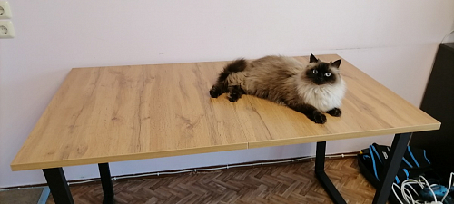 Стол раскладной Лота Лофт 120 25 мм юта / черный матовый фото покупателя 326