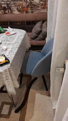 Стул на металлокаркасе Gabi latte / gold / black фото покупателя 283