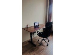 Компьютерный стол Маркос 140х80 зеленый / черный фото покупателя 55