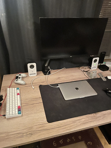 Стол Тринити Лофт 120 25 мм черный матовый / юта фото покупателя 117