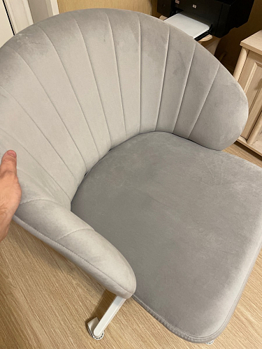 Компьютерное кресло Пард confetti silver серый / черный фото покупателя 198