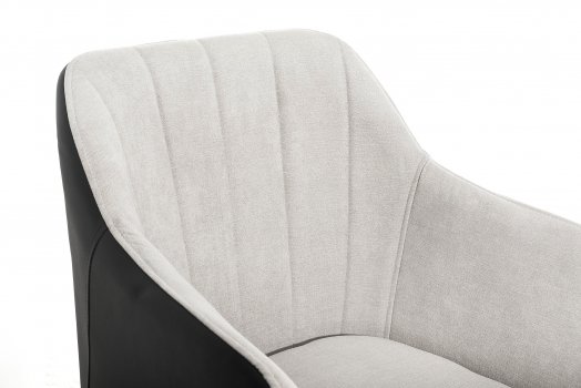 Стул Stef light grey / black