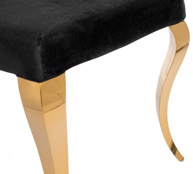 Стул Odda черный / золотой