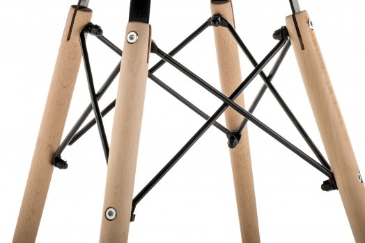 Деревянный стул Kvadro оранжевый