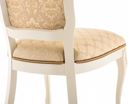Стул Руджеро патина золото / бежевый комби