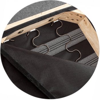 Стул Amelia white / fabric tiffany