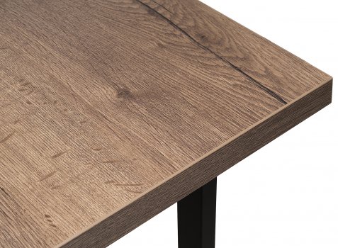 Стол Эльпатия 110 дуб галифакс / черный матовый