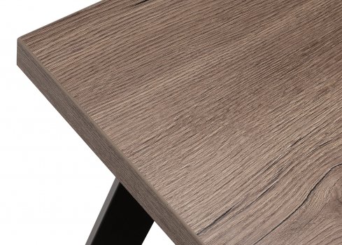 Стол Секстант дуб галифакс / черный матовый