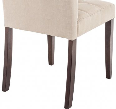 Стул Madina dark walnut / fabric cream